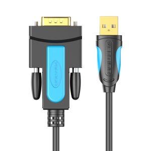 벤션 USB2.0 to RS232 시리얼 변환 컨버터 케이블 VAS-C02