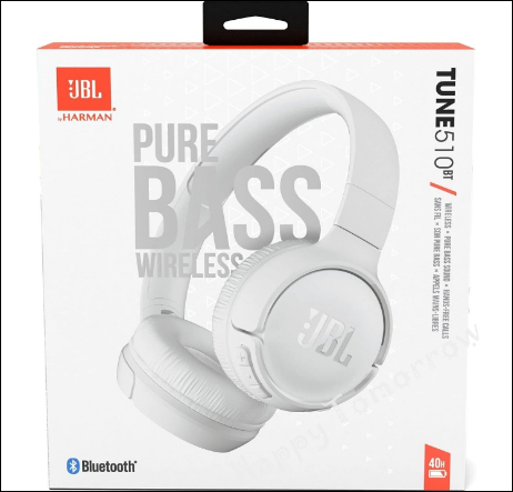 제이비엘 블루투스 헤드폰, JBL Tune 510BT 퓨어베이스 사운드 무선헤드셋 화이트