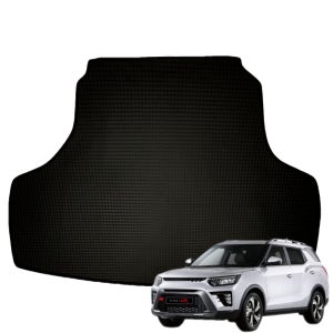 티볼리에어 매트 논슬립 풀커버 차량용 그린 고무 트렁크매트 블랙(엣지포함) 5인승