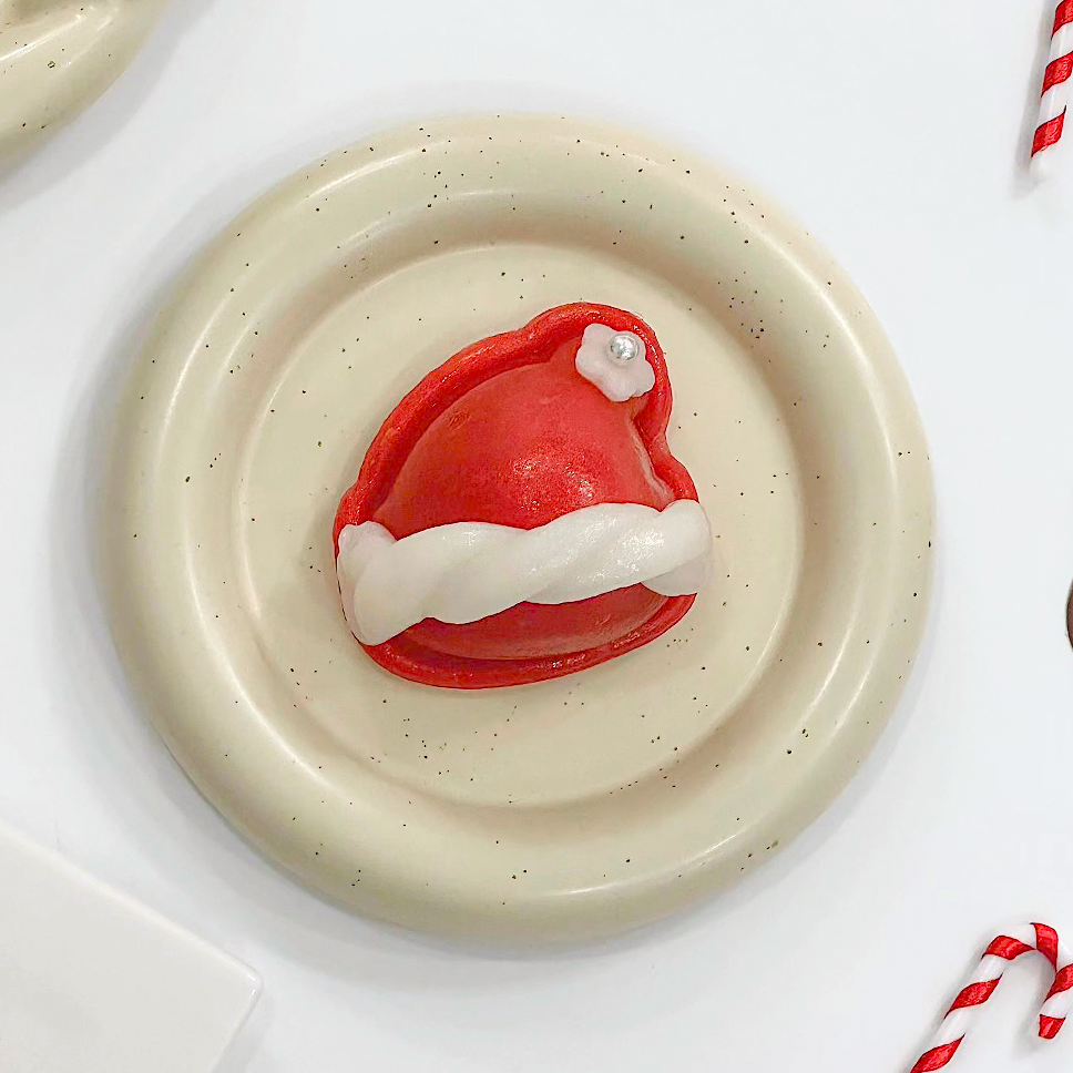 산타모자 바람떡틀 크리스마스 떡도장 떡도구 절편 만들기 떡틀만