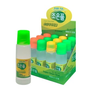조은풀 PVA 40ml 액체풀 물풀 접착제 낱개 1개