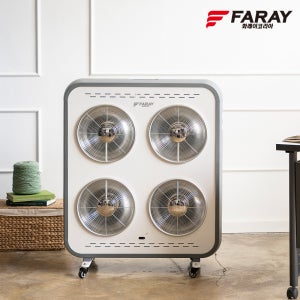 화레이 4구 하이라이트 전기히터 고효율 리모컨 이동식 전기난로 FNEH-H4300