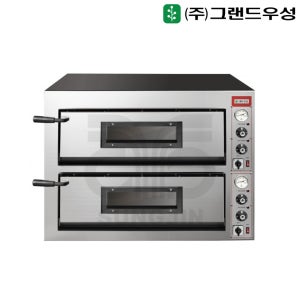 그랜드우성 돌피자오븐 유리문 폭900 2단 업소용 전기오븐