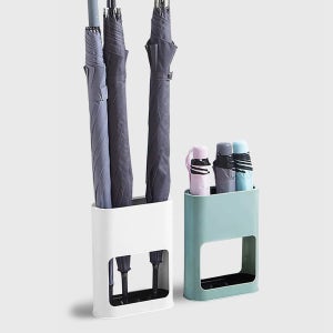 포모어 무타공 스탠드형 ABS슬림 우산꽂이 현관 카페 매장 우산 정리 거치대