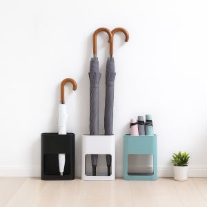 포모어 무타공 스탠드형 ABS슬림 우산꽂이 현관 카페 매장 우산 정리 거치대