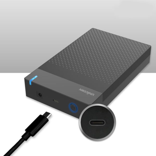 3.5 외장하드케이스 SATA HDD USB 3.1 C타입 16TB지원