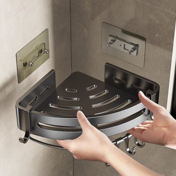 무타공 욕실선반 코너 화장실선반 모서리 수납 욕실정리대 교체 정리 샤워실 욕실수납선반 타올