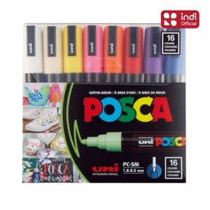 포스카마카 디자인 마카 펜 마커 5M 16색 세트
