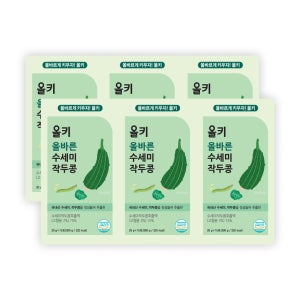올키 올바른 수세미 작두콩 15포, 6개 / 어린이 유아 수세미작두콩 즙 액상 스틱