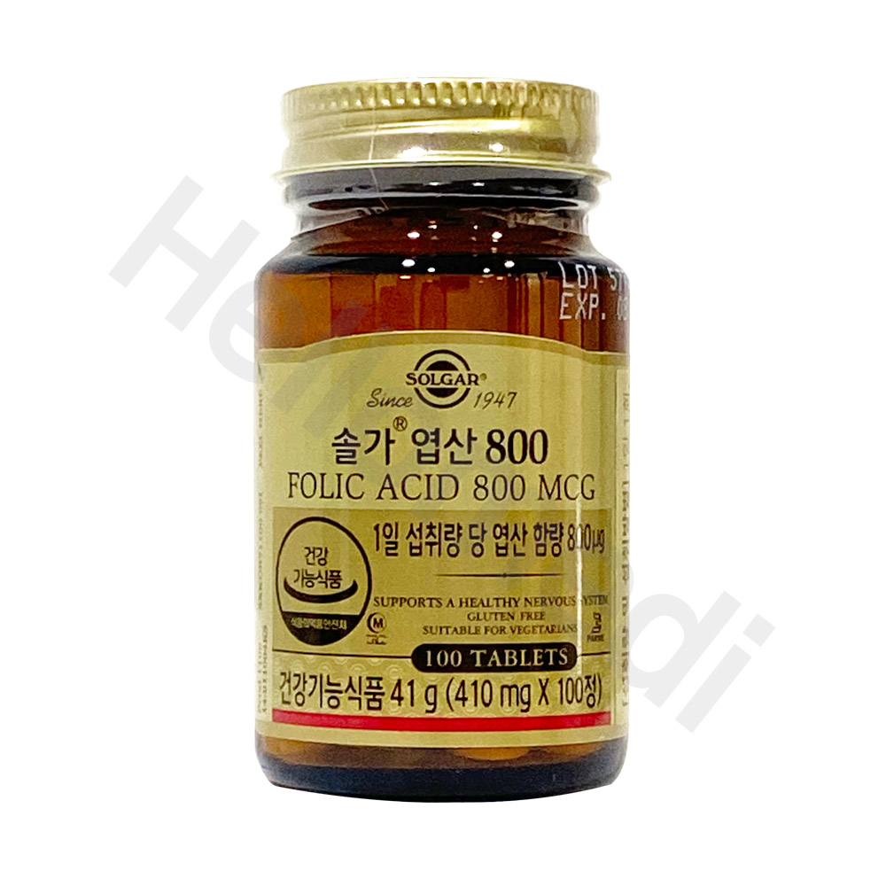 솔가 엽산 800 100정