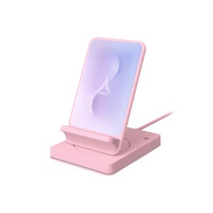 앱코 ACD20 회전형 거치대 초고속 무선충전기 핑크