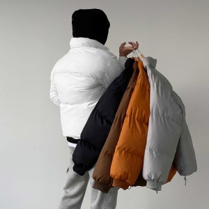 남자숏패딩 남자크롭패딩