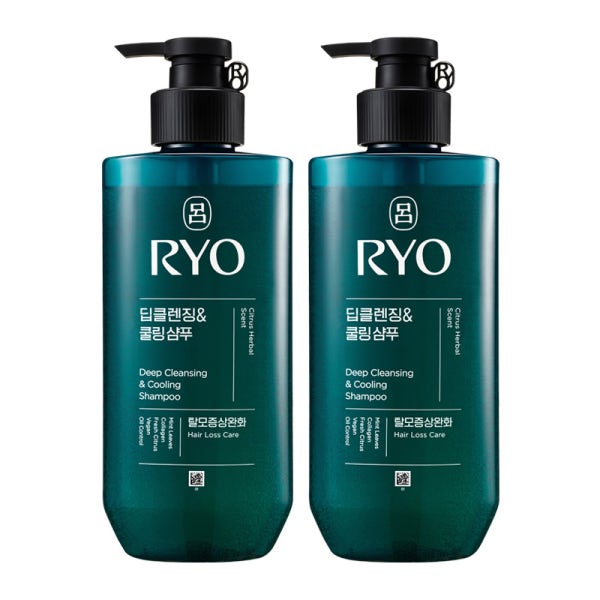 려 청아 딥클렌징 쿨링 샴푸 480ml 1입+1입