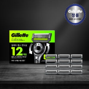 질레트랩스 딥클렌징바 면도날 12입
