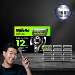 질레트랩스 딥클렌징바 면도날 12입