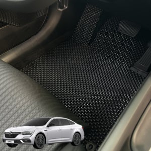 SM6 버블 카매트 전차종 자동차 발매트 발판 블랙 1열 운전석+조수석