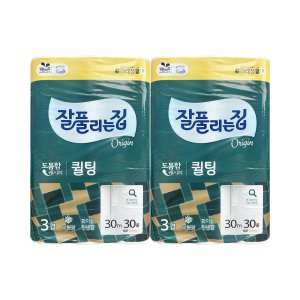 케이에이치커머스 잘풀리는집 퀼팅 30m 3겹 30롤x2팩