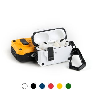 에어팟 원터치 오픈 잠금 케이스 에어팟프로2 화이트