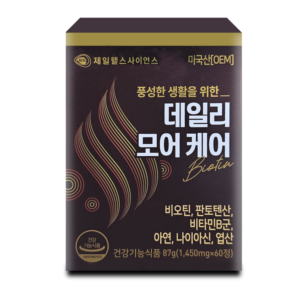 <b>제일헬스사이언스</b> 데일리 모어 케어 1,450mg x 60정