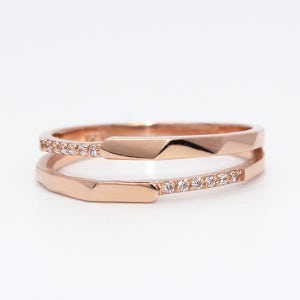 14k 18k 레이어드반지 데일리 심플 검지 여자