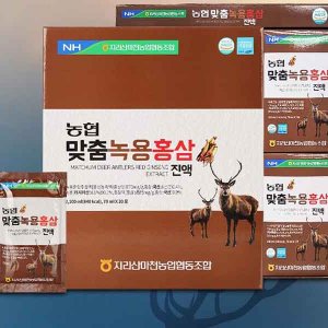 농협 맞춤녹용홍삼진액 70ml 30포 녹용 홍삼 농축액 엑기스 즙