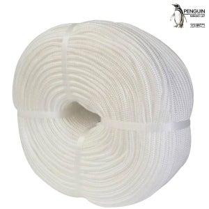 국산 브레이드로프/끈 (8mmx200M) 용도 게양대 구명 로프 노끈 수상레져 국기게양용