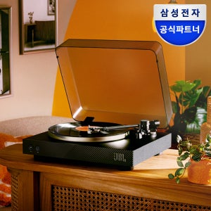 삼성전자 JBL SPINNER 블루투스 턴테이블 스피너 AptX-HD, 탈부착식 헤드쉘, 알루미늄 플래터, 고품질 무빙 마그넷 카트리지 JBLSPINNERBT