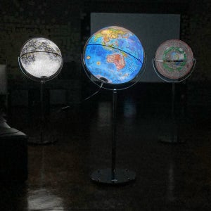 50cm 플로어 조명 지구본/달본/천구의 3종 세트