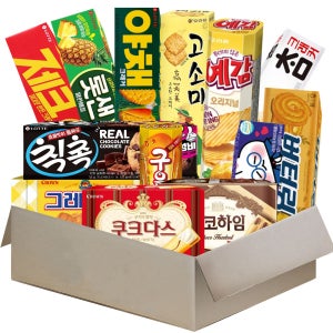 과자13종세트 대용량 사무실 간식박스(고소미 예감 쿠크다스 제크 칙촉 초코하임 외)MG001