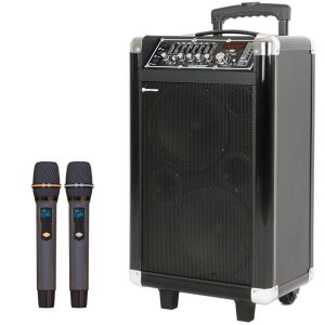 옴니트로닉 행사용스피커 MSP200 이동형 업소용 야외용 앰프내장