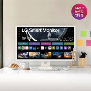 최대32만 LG 스마트모니터 32SR50F 80cm(32인치) IPS패널 IPTV FHD 모니터 내장스피커