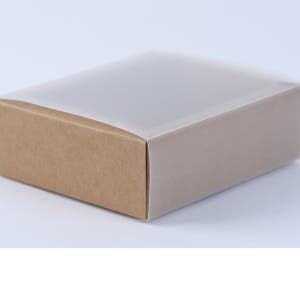 반 투명 슬라이드박스 크래프트상자 대량 12.8x10.8x4.2 20개