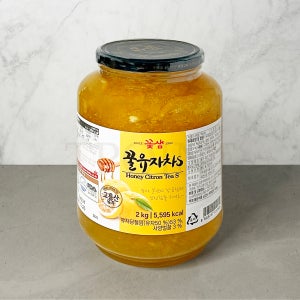 꽃샘 꿀유자차S 2kg 과일 액상차 유자청 국내산 전통차
