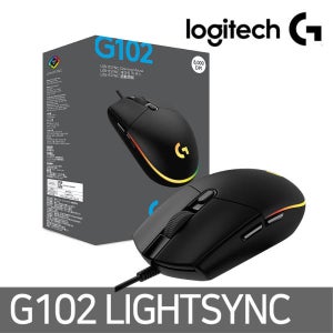 로지텍 G102 LIGHTSYNC 정품박스 블랙