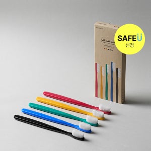 [사이즈선택]씽크네이처 랄랄라 울트라 소프트 칫솔 5P 부드러운 초극세모 어금니 잇몸 관리