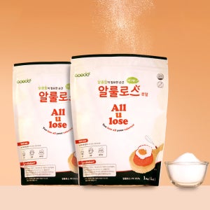 구도 알룰로스 1kgx2개 설탕 대신 가루 분말 알로로스 대체당