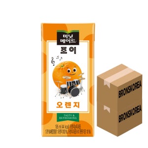 코카콜라 미닛메이드 조이 오렌지 195ml X 64팩/ 주스 음료수