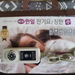 도형 전기매트소형 슈퍼싱글전기요 67x180cm 침대 미니 1인전기요 국산 그레이