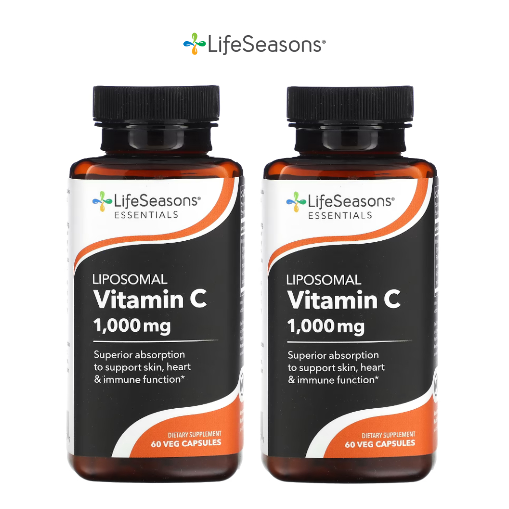 라이프<b>시즌</b> 리포좀 <b>비타민C</b> 1000mg 리포조말 60캡슐 2세트