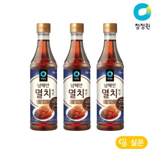 청정원 남해안 멸치액젓 골드 1L, 3개