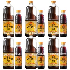 샘표 양조간장501(1.7L+양조500ml) 6세트