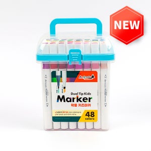 SANGWOO 아트메이트 학용마카 키즈 48색