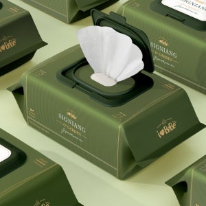 아이러브베베 시그니앙 더그린 75g 엠보 생분해원단 77매, 20개