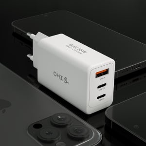 오하이 65W 3포트 C타입 USB PD PPS GaN2 고속 C타입 멀티충전기