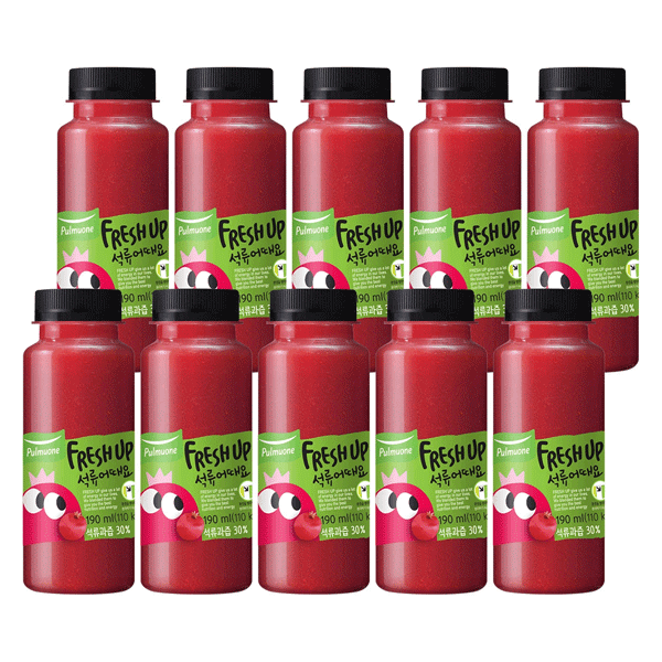 <b>풀무원</b>녹즙 프레시업 석류어때요 190ml x 10개