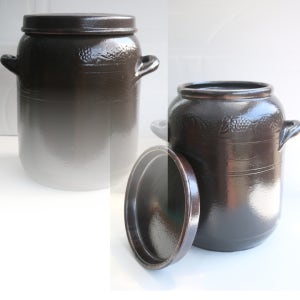 토기토기 옹기 항아리 일자형 쌀독 10kg 20kg