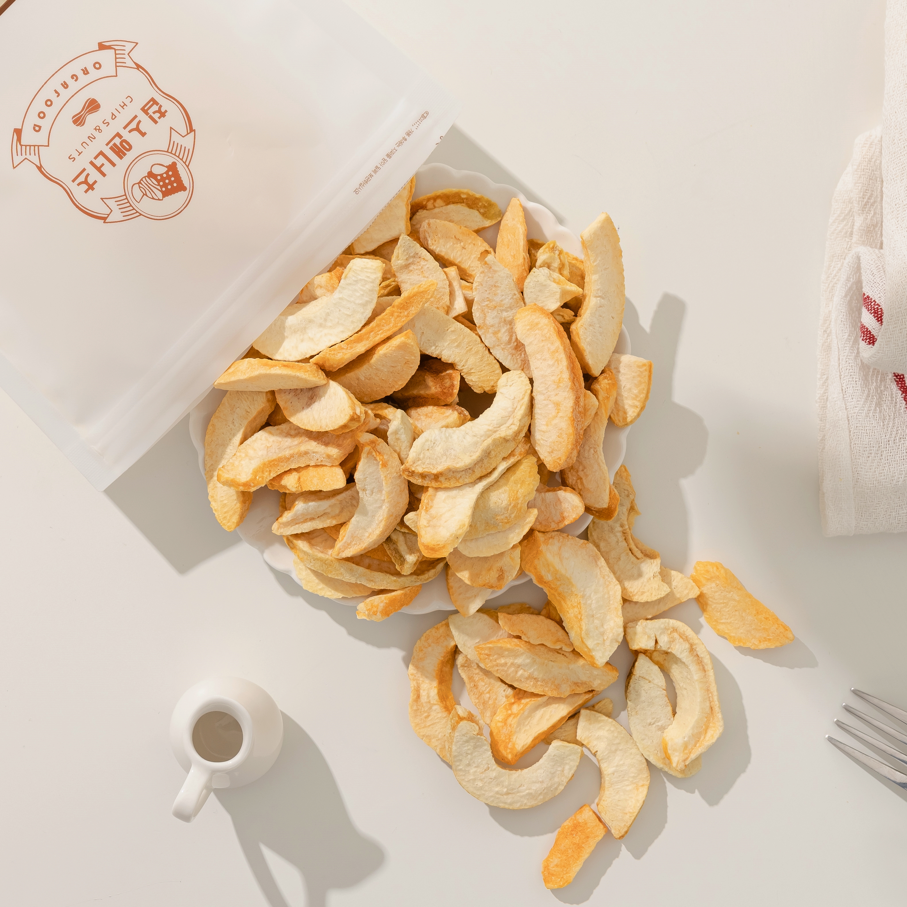 복숭아칩 120g 말린 열대 맛있는 과일칩 동결건조 건과일 간식