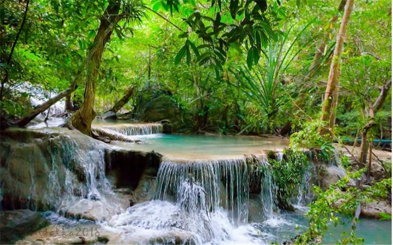 태국 Kanchanaburi Erawan &amp; Rock Valley Hot Spring 1일 프라이빗 투어