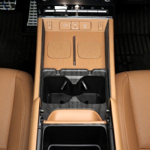 디올뉴 싼타페 MX5 튜닝 1열 컵홀더 커버 우드 몰딩 용품