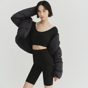 히트터치 슬림핏 상의 베이직 & 크롭 티셔츠 히트텍